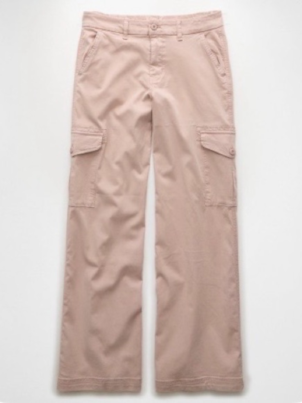 AE Dreamy Drape Cargo Wide Leg Trousers Antique Rose 12 - Picture 2 of 11